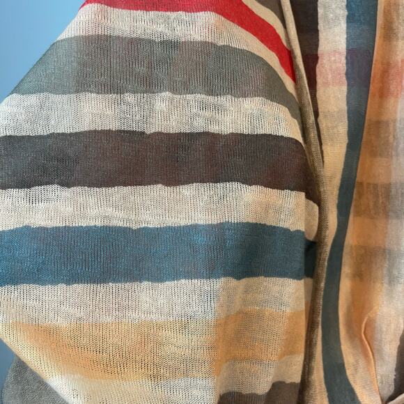 Like New! Nostalgia Striped Dolman Blouse Womens Large - Picture 5 of 9